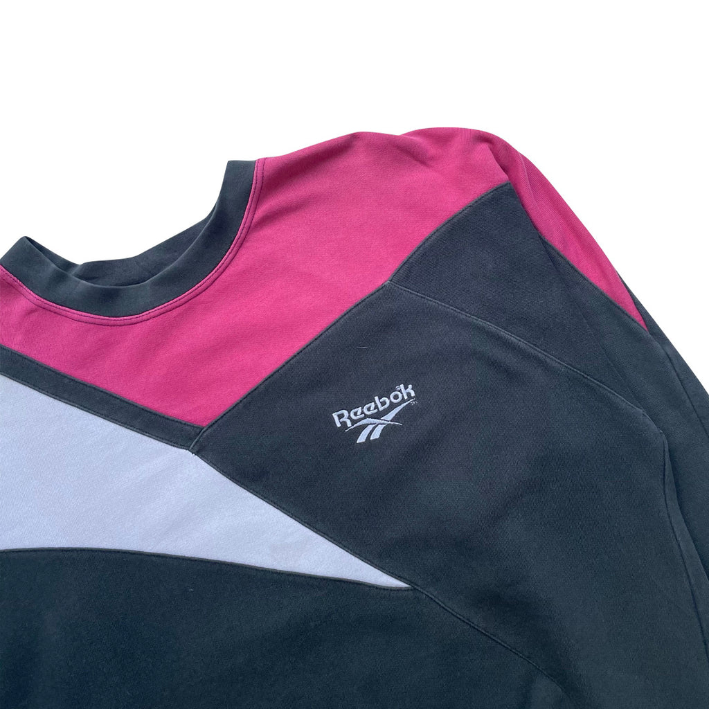 Reebok Faded Black / Pink Sweatshirt