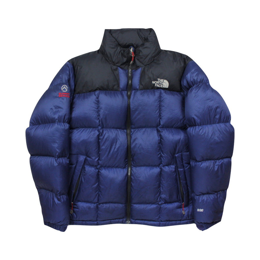 The North Face Navy Blue Lhotse Summit Series Puffer Jacket