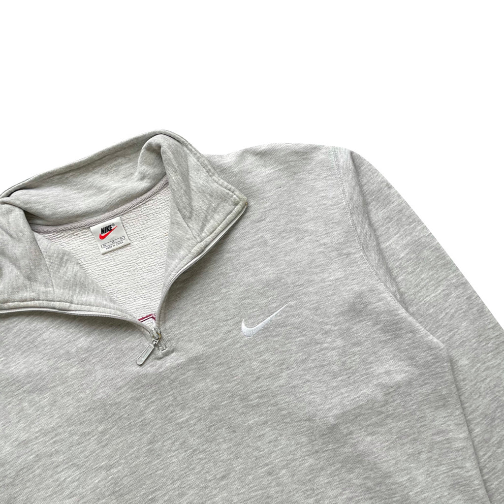 Nike Grey 1/4 Zip Sweatshirt