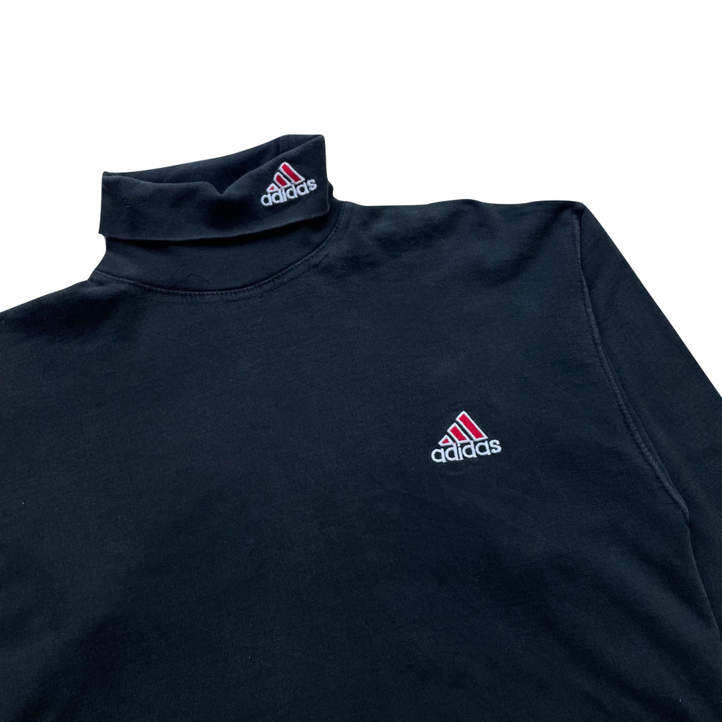 Adidas Black Turtle Neck Sweatshirt