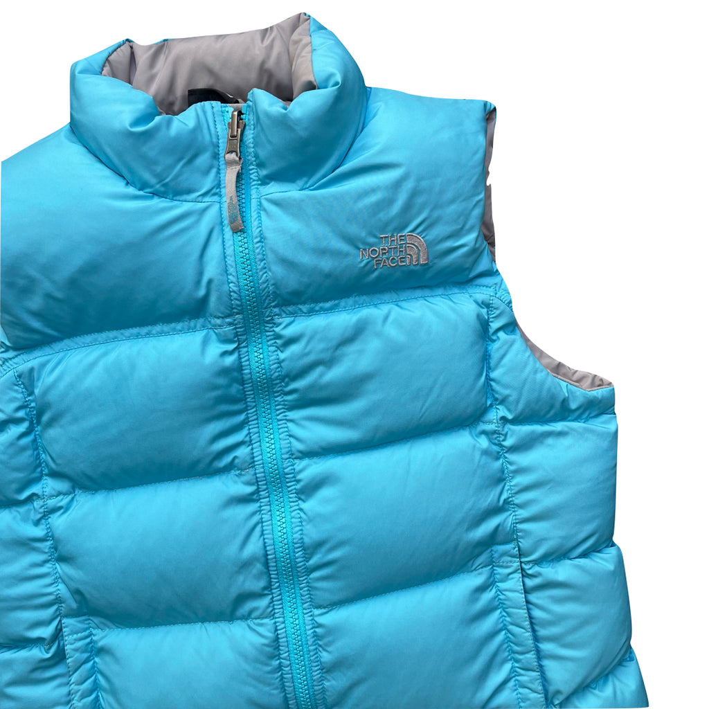 The North Face Girls Baby Blue Gilet Puffer Jacket