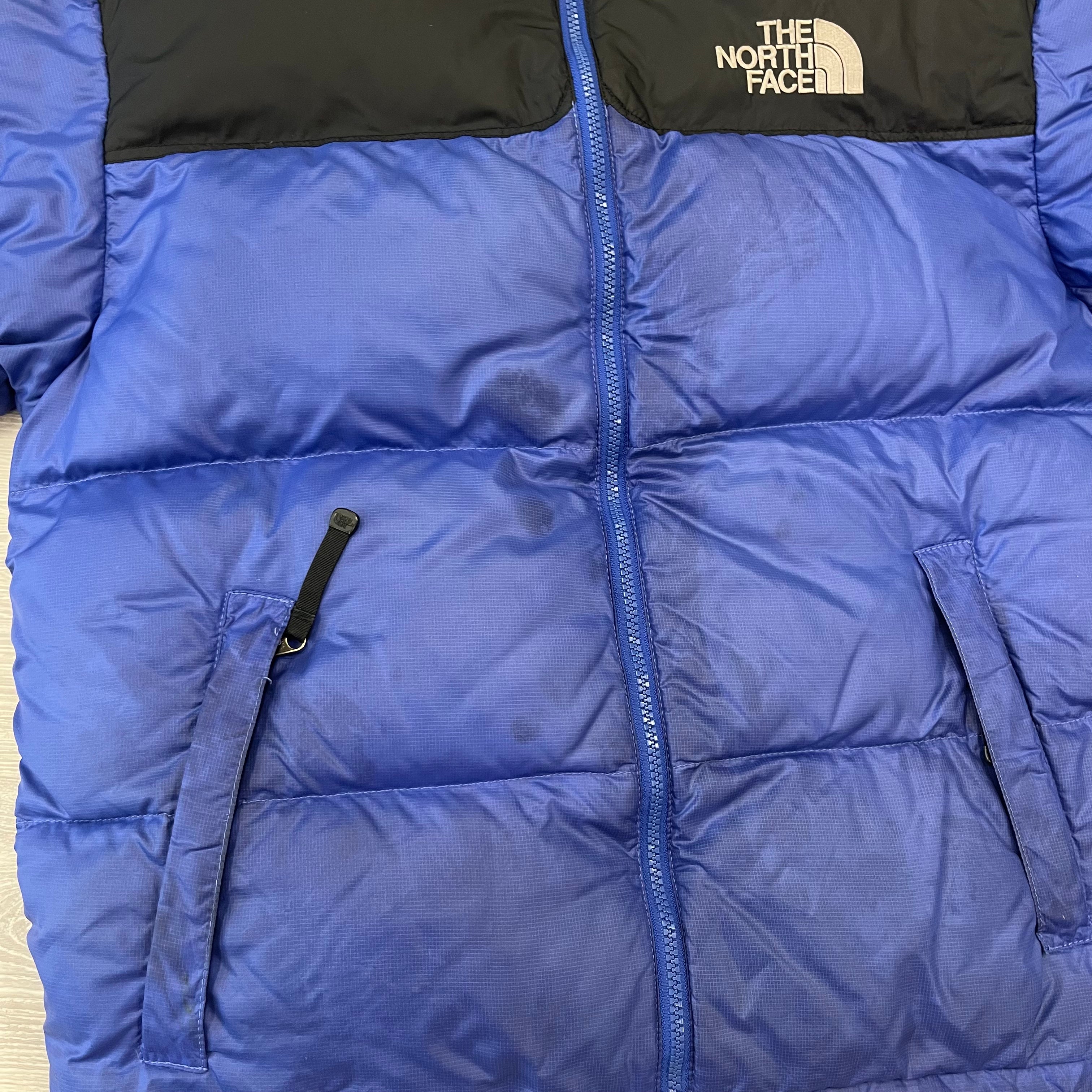 The North Face Light Purple Puffer Jacket WITH STAINS