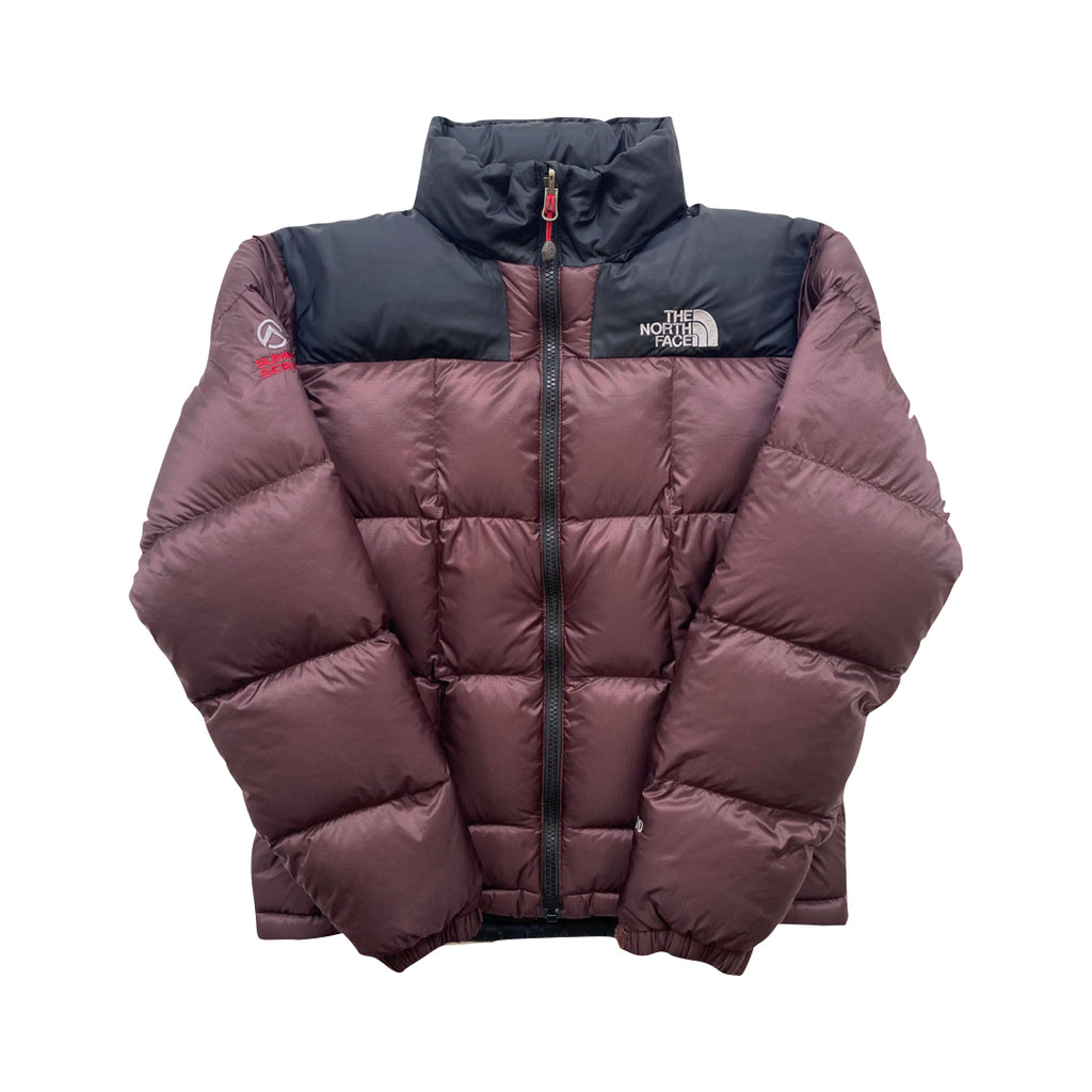 The North Face Lhotse Maroon Brown Puffer Jacket