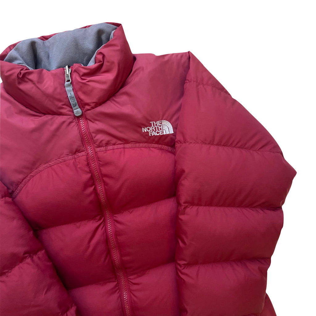 The North Face Womens Matte Red Puffer Jacket