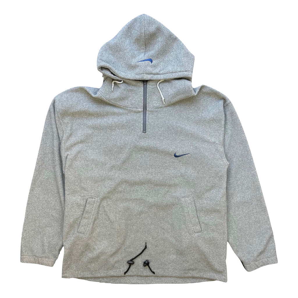 Nike Grey 1/4 Zip Fleece Sweatshirt