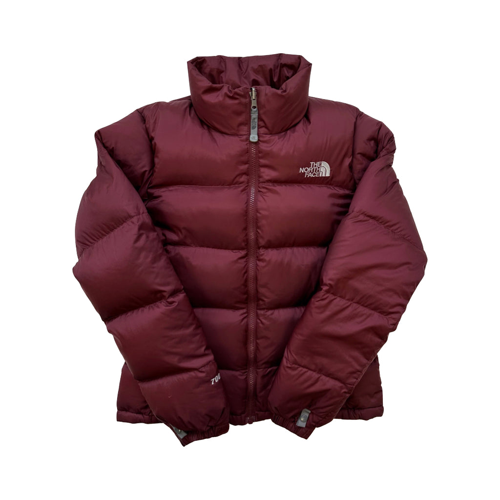 The North Face Womens Maroon Puffer Jacket