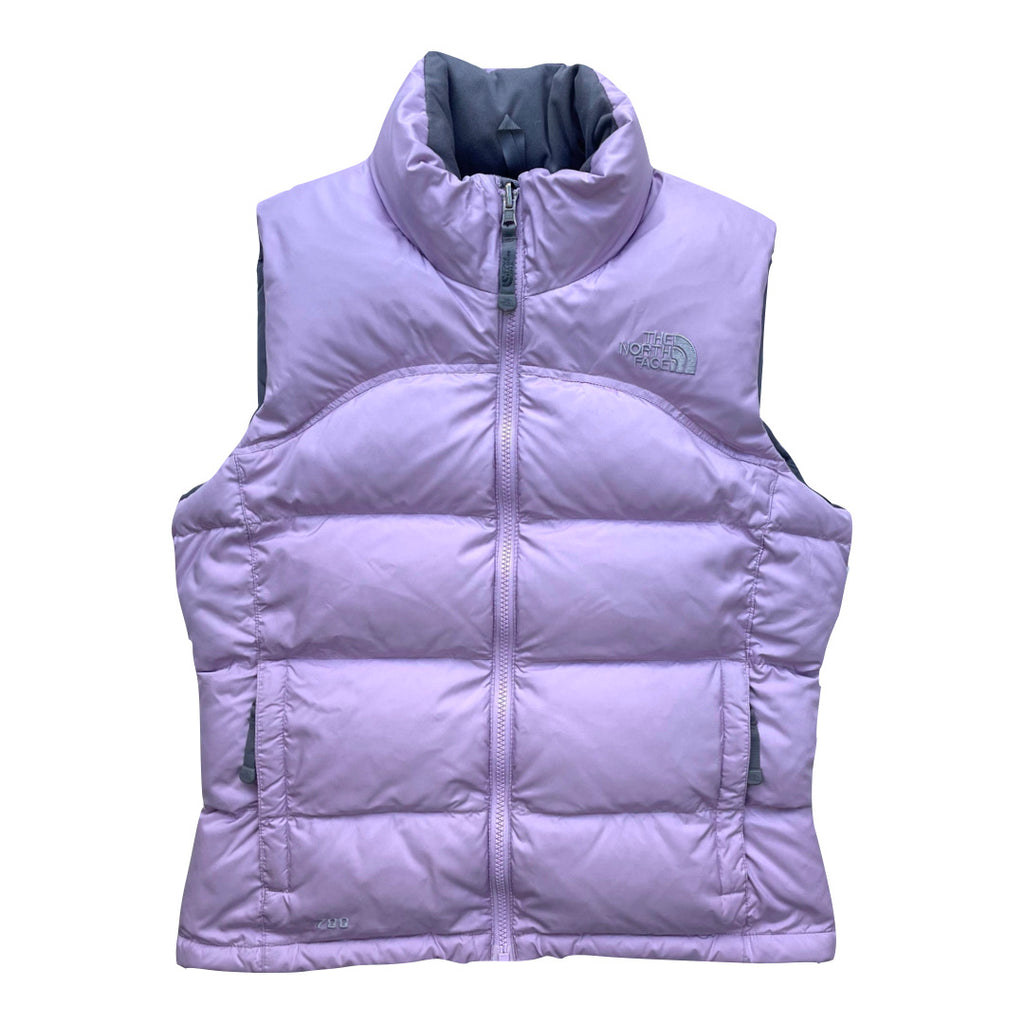 The North Face Women’s Baby Pink / Lilac Purple Gilet Puffer Jacket