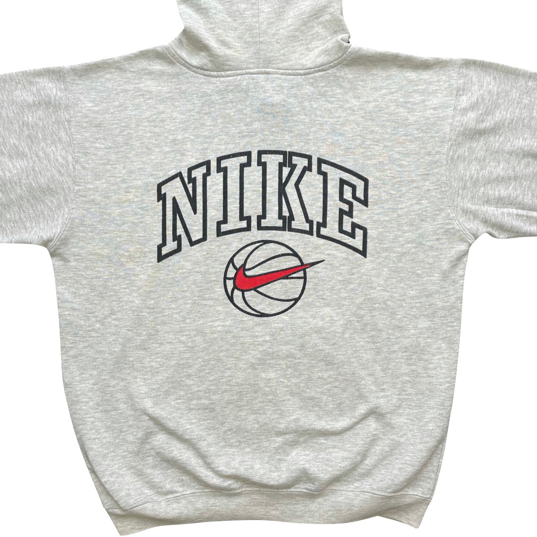 Nike Grey Basketball Thin Hoodie Sweatshirt