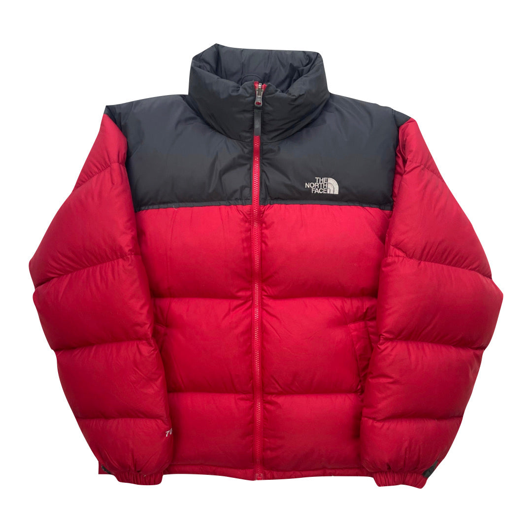 The North Face Matte Red Puffer Jacket