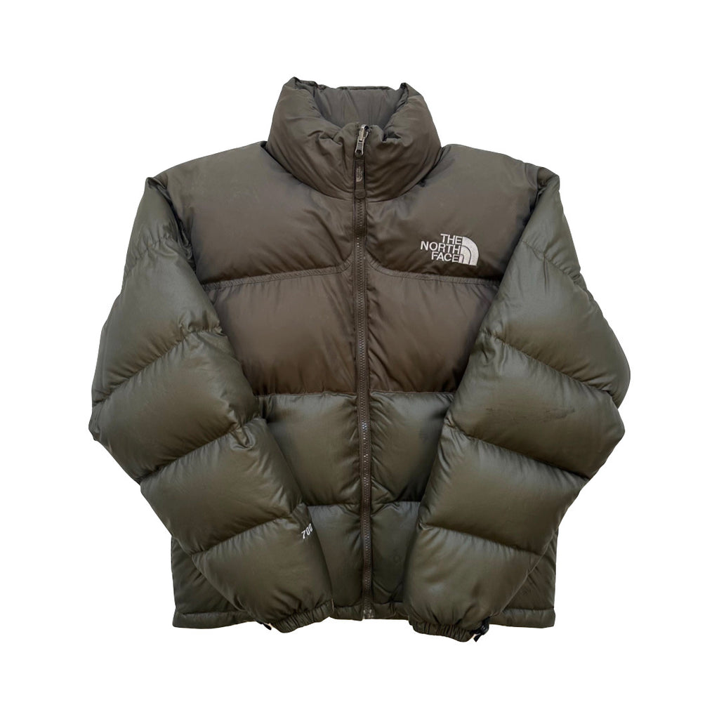 The North Face Brown / Green Puffer Jacket