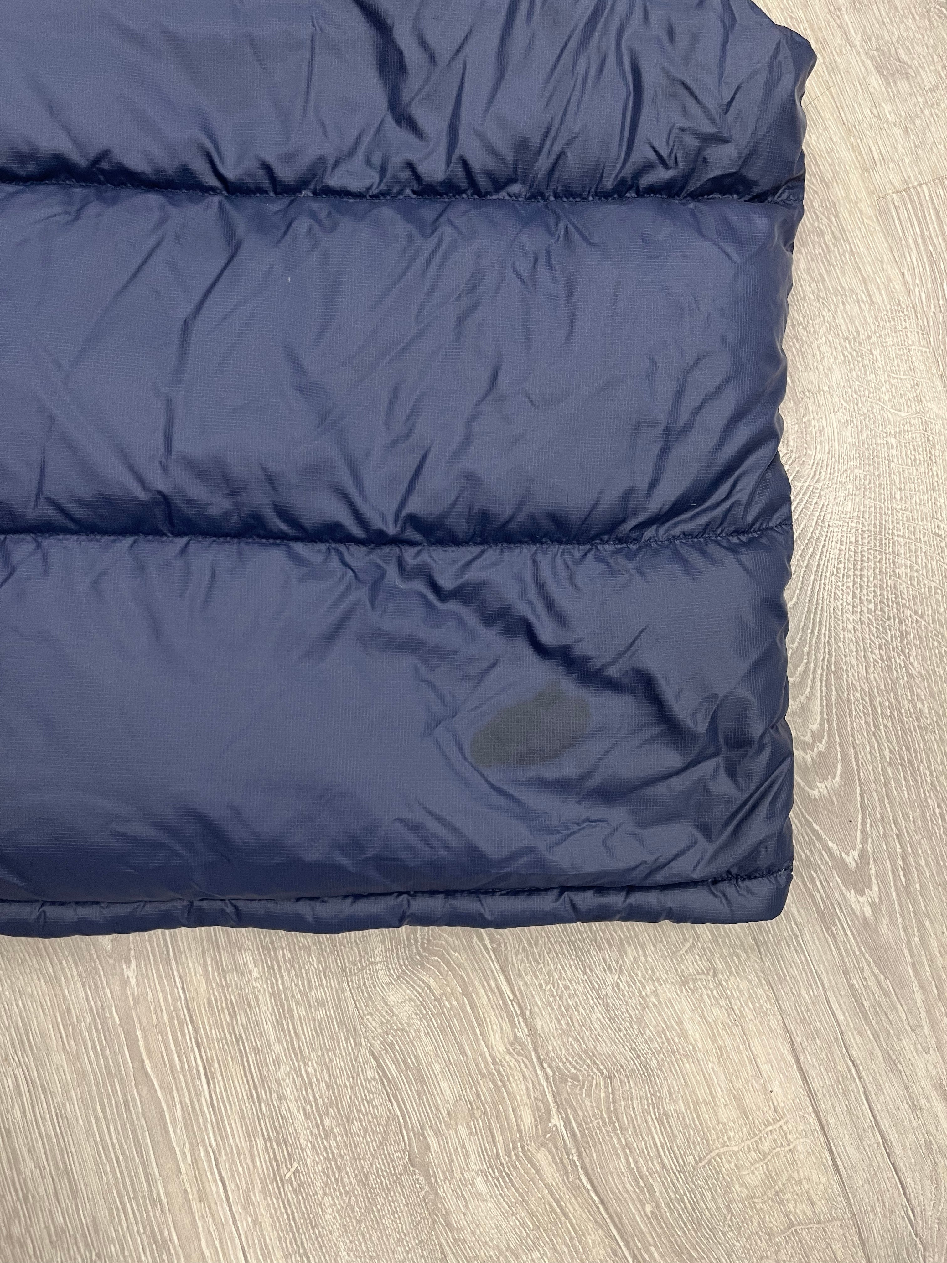 The North Face Navy Blue Gilet Puffer Jacket WITH STAINS