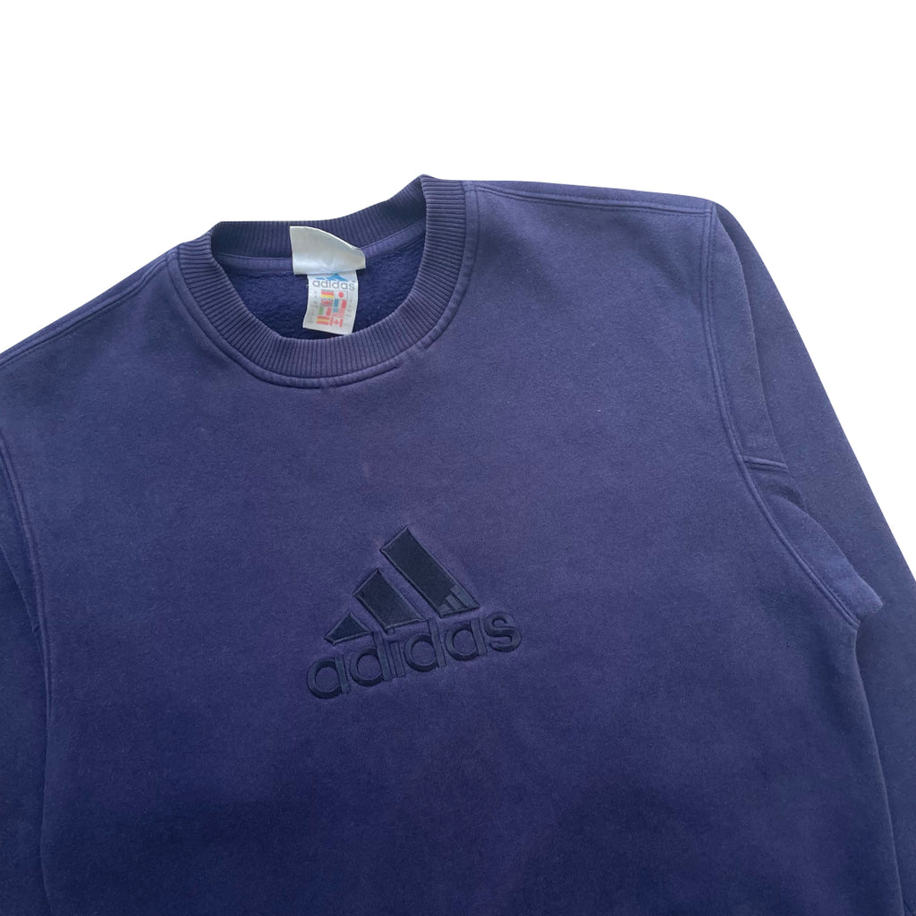 Adidas Purple/Dark Navy Blue Sweatshirt