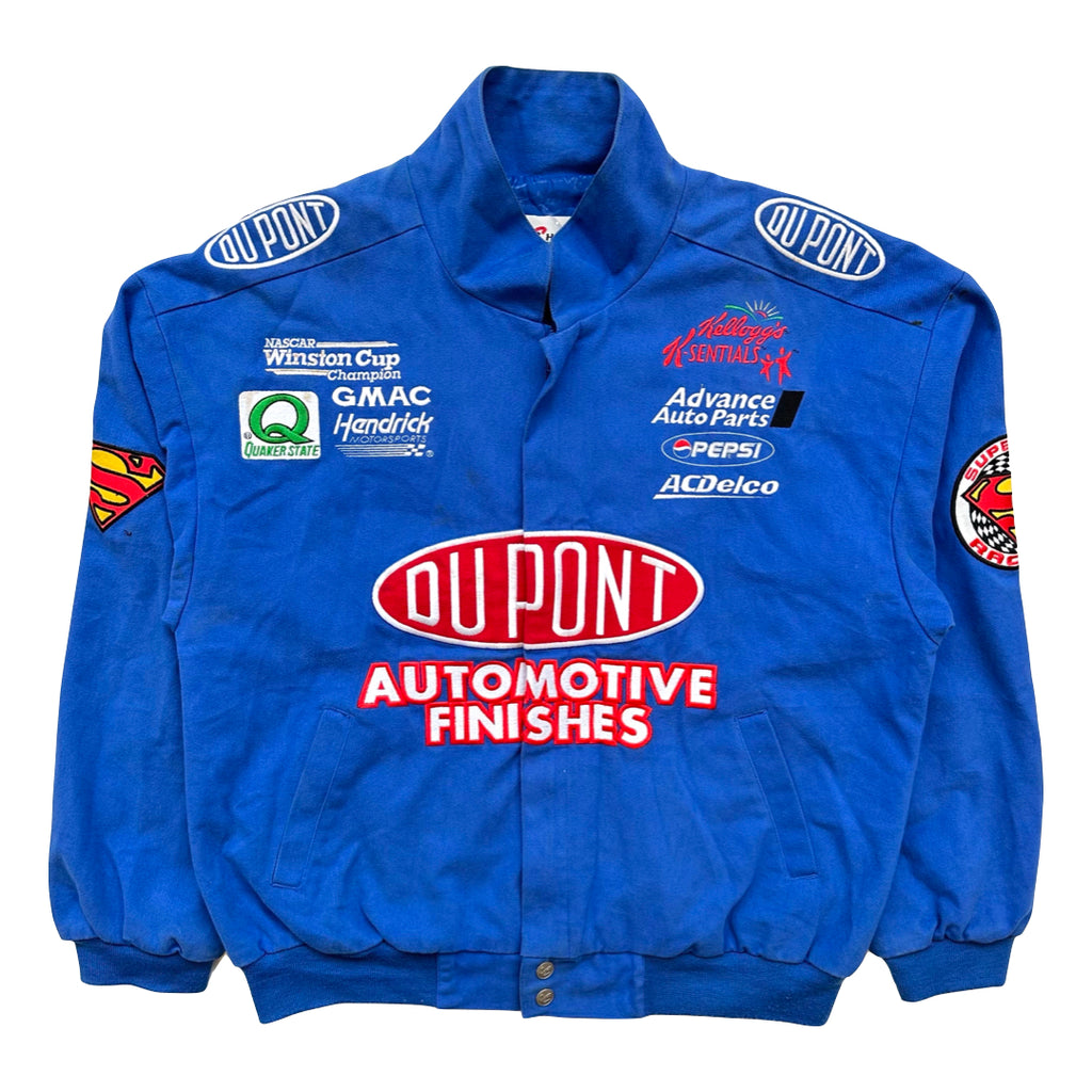 Vintage DuPont Blue Nascar Racing Jacket