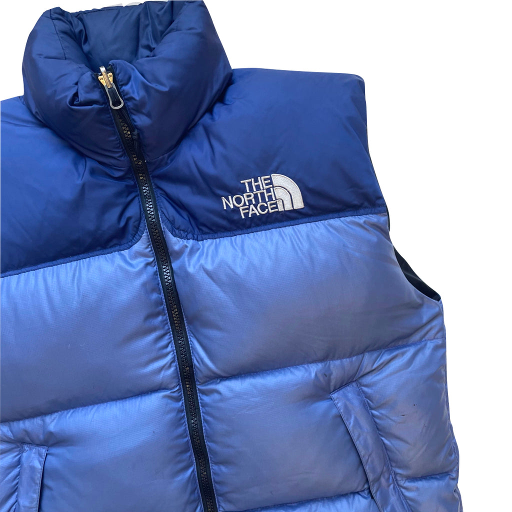 The North Face Women’s Lilac/Blue Two Tone Gilet Puffer Jacket