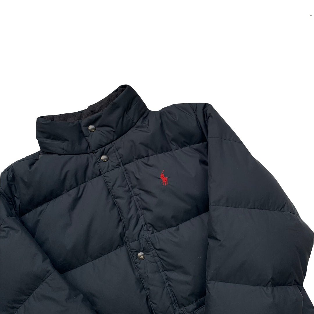 Ralph Lauren Black Puffer Jacket | We Vintage