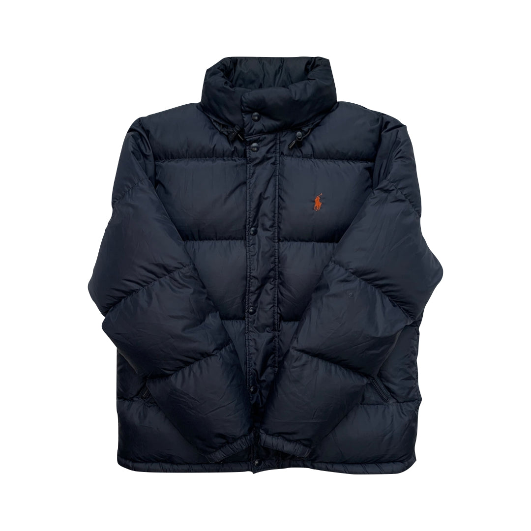 Ralph Lauren Black Puffer Jacket | We Vintage