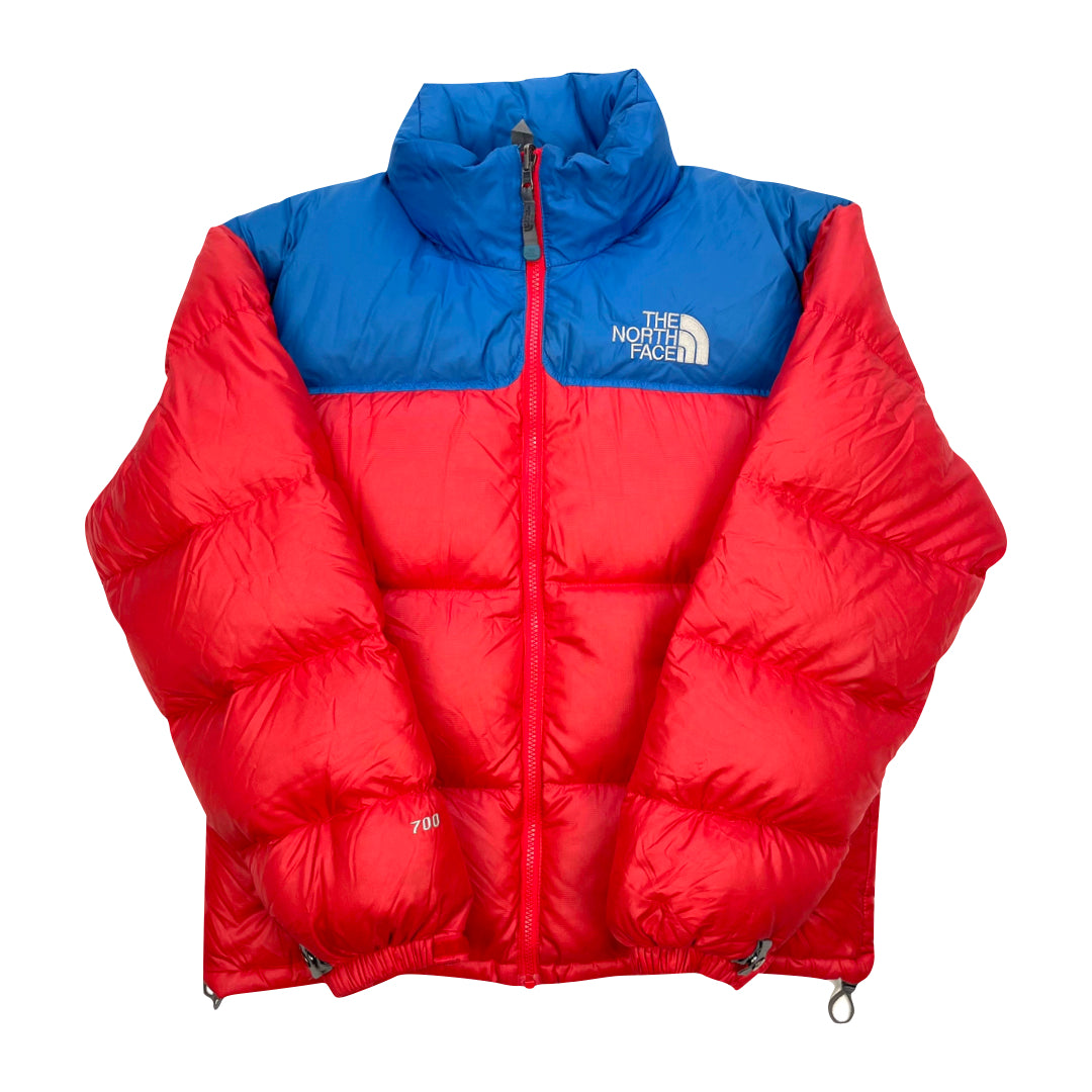 The North Face Red/Blue Puffer Jacket