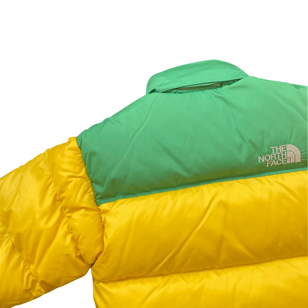 The North Face Yellow & Green Puffer Jacket